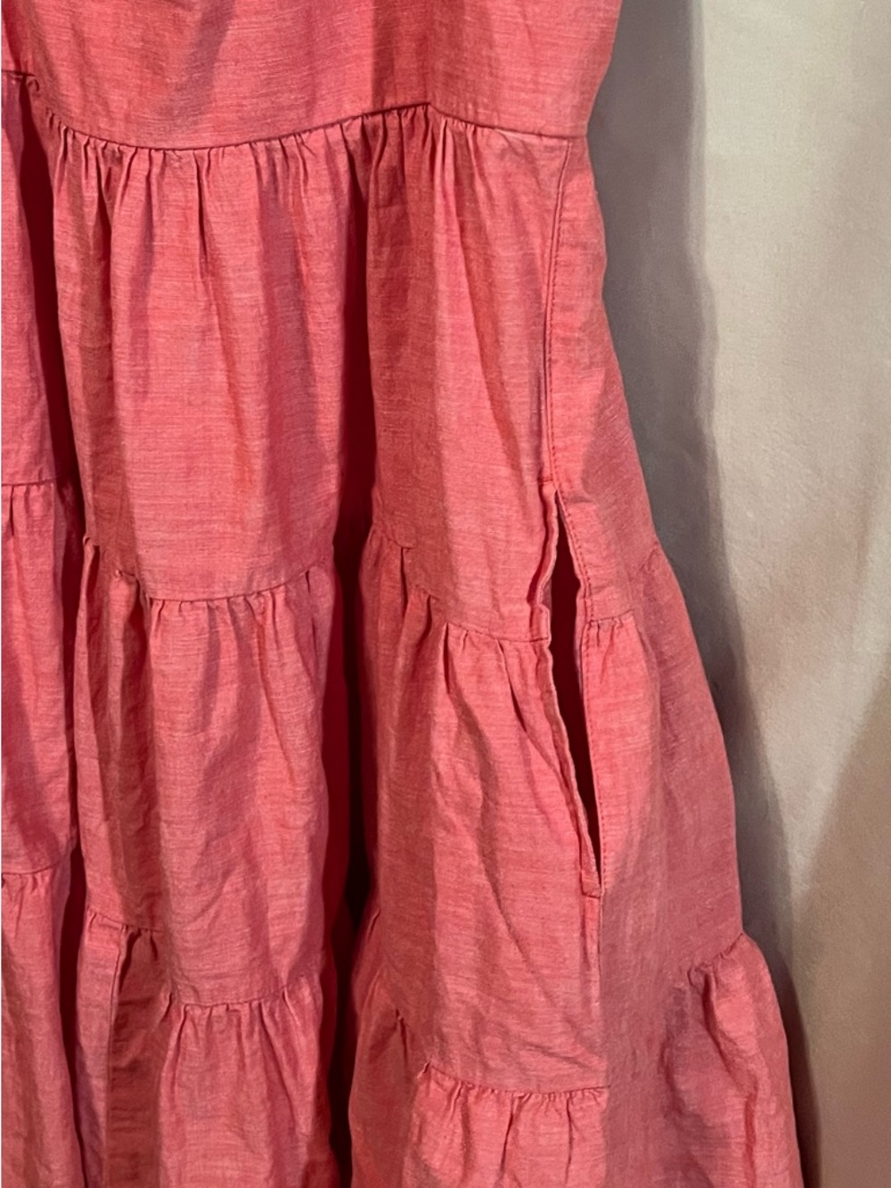 Wrangler Retro Tiered Sleeveless Red Sundress Size M - Picture 6 of 10
